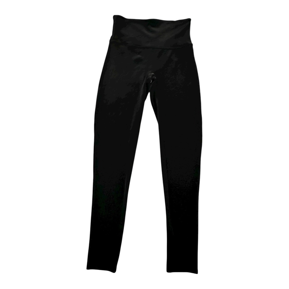 Spanx Legging Ankle Pants Womens Large Black Velour Skinny Pull On‎ 26x28